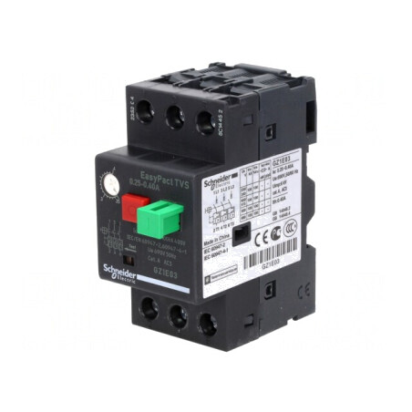 Întrerupător Motor 2,2kW DIN IP20 | Electronic-mag.ro | Componente Electronice