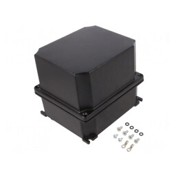 Carcasă Universală cu Lame de Fixare 141x166x137 mm | Electronic-mag.ro | Componente Electronice