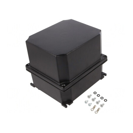 Carcasă Universală cu Lame de Fixare 141x166x137 mm | Electronic-mag.ro | Componente Electronice