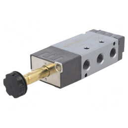 Ventil electromagnetic 5/2 G 1/8 1,5-8bar 800l/min | Electronic-mag.ro | Componente Electronice