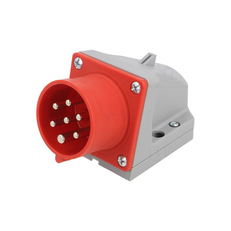 Conector alimentare trifazat 16A 400V IP44 | Electronic-mag.ro | Componente Electronice