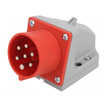 Conector alimentare trifazat 16A 400V IP44 | Electronic-mag.ro | Componente Electronice