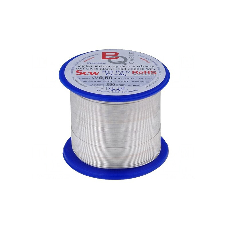 Sârmă de cupru argintată 1,1mm 250g | Electronic-mag.ro | Componente Electronice Sârmă de cupru argintată 1,1mm 250g | Electronic-mag.ro | Componente Electronice