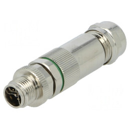 Mufă M12 8-Pin Profinet IP67 48V | Electronic-mag.ro | Componente Electronice