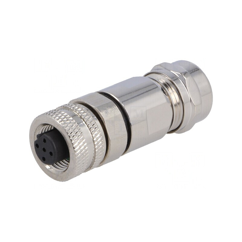 Mufă M12 5 PIN mamă B-Profibus IP67 60V | Electronic-mag.ro | Componente Electronice Mufă M12 5 PIN mamă B-Profibus IP67 60V | Electronic-mag.ro | Componente Electronice