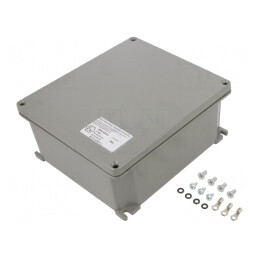 Carcasă Universală cu Lame de Fixare 167mm x 189mm x 80mm | Electronic-mag.ro | Componente Electronice