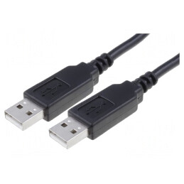 Modul USB cu Cablu Integrat 2.5m, 2x USB A 2.0 | Electronic-mag.ro | Componente Electronice