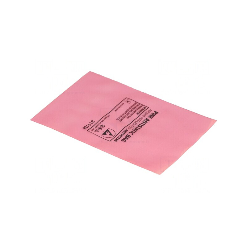 Pungi de Protecție ESD Roz 457x305mm 100buc | Electronic-mag.ro | Componente Electronice