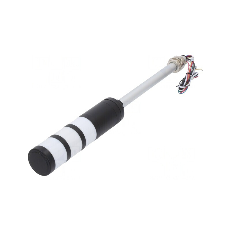 Coloană de semnalizare LED roşu/ambră/verde 24V | Electronic-mag.ro | Componente Electronice