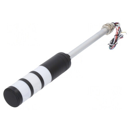 Coloană de semnalizare LED roşu/ambră/verde 24V | Electronic-mag.ro | Componente Electronice