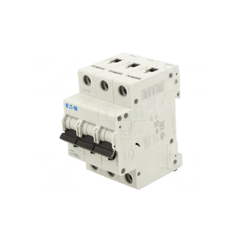Întrerupător de Supracurent 25A 3 Poli 6kA 230/400VAC | Electronic-mag.ro | Componente Electronice
