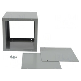 Carcasă Universală Oțel Gri 152x152x152mm | Electronic-mag.ro | Componente Electronice