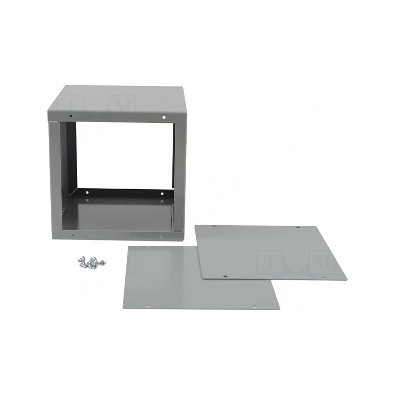Carcasă Universală Oțel Gri 152x152x152mm | Electronic-mag.ro | Componente Electronice