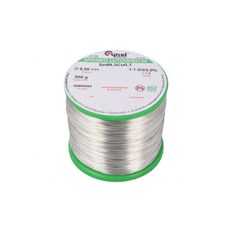Sârmă de lipit fără plumb 500g 500um bobină | Electronic-mag.ro | Componente Electronice Sârmă de lipit fără plumb 500g 500um bobină | Electronic-mag.ro | Componente Electronice