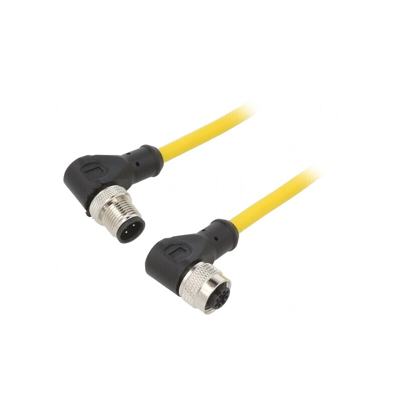 Cablu Conectare M12 PIN 5 mufă 250VAC 4A PVC IP68 250VDC | Electronic-mag.ro | Componente Electronice