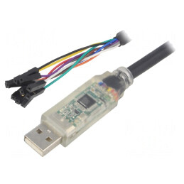 Modul: cu cablu, integrat | UART,USB | 1,8m | 3,3VDC | C232HD-DDHSP-0