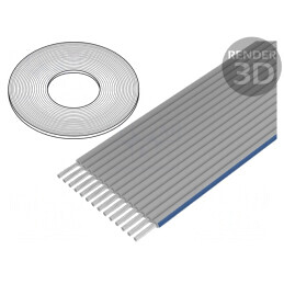 Cablu Bandă 1,27mm Cu 14x28AWG PVC Neecranat | Electronic-mag.ro | Componente Electronice