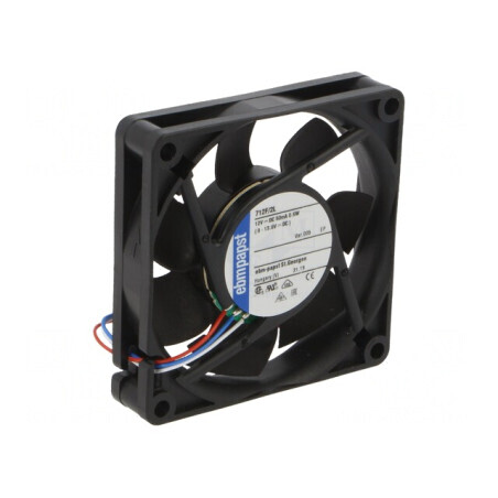 Ventilator axial 12V 70x70x15mm 28m3/h 25dBA | Electronic-mag.ro | Componente Electronice