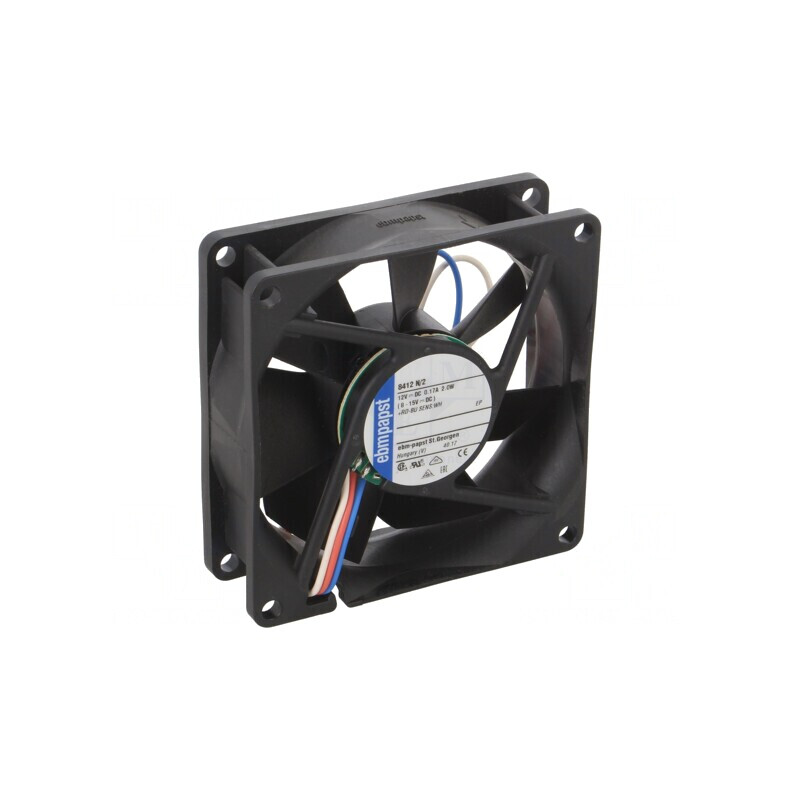 Ventilator DC axial 12V 80x80mm 65m3/h 32dBA cu bilă | Electronic-mag.ro | Componente Electronice