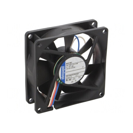 Ventilator DC axial 12V 80x80mm 65m3/h 32dBA cu bilă | Electronic-mag.ro | Componente Electronice
