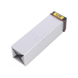 Radiator Aluminiu 100mm x 30mm x 30mm 12VDC | Electronic-mag.ro | Componente Electronice