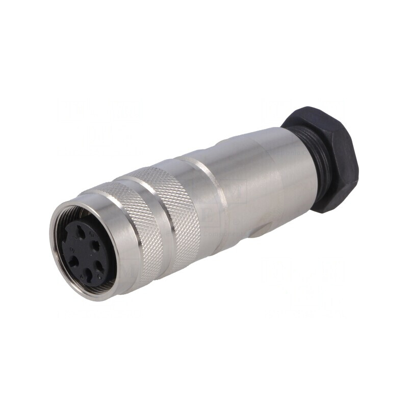 Conector M16 Mufă Mamă 5 PIN 6A 250V Drept pentru Lipire pe Cablu | Electronic-mag.ro | Componente Electronice Conector M16 Mufă Mamă 5 PIN 6A 250V Drept pentru Lipire pe Cablu | Electronic-mag.ro | Componente Electronice