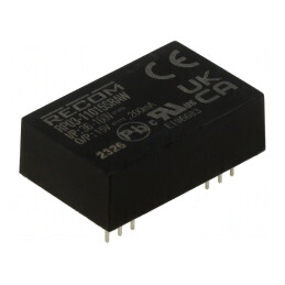 Convertor DC/DC 3W 36-160V la 15V 200mA DIP24 | Electronic-mag.ro | Componente Electronice