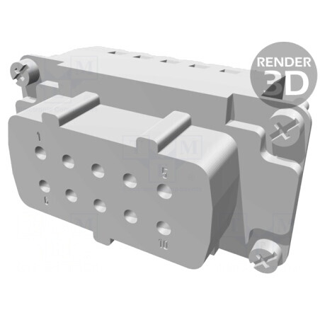 Conector HDC Inserturi Contact Mamă Han ESS 10 10 PE | Electronic-mag.ro | Componente Electronice