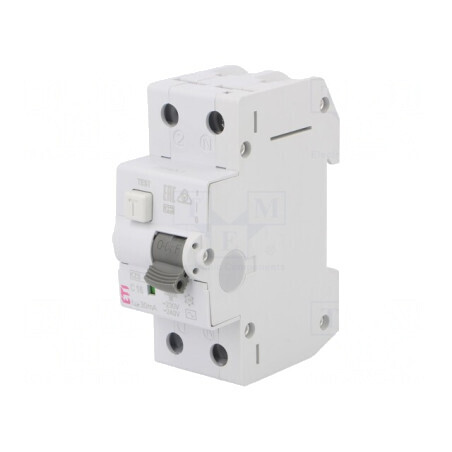 Întrerupător RCBO 16A 30mA 2P 230/400VAC IP20 | Electronic-mag.ro | Componente Electronice