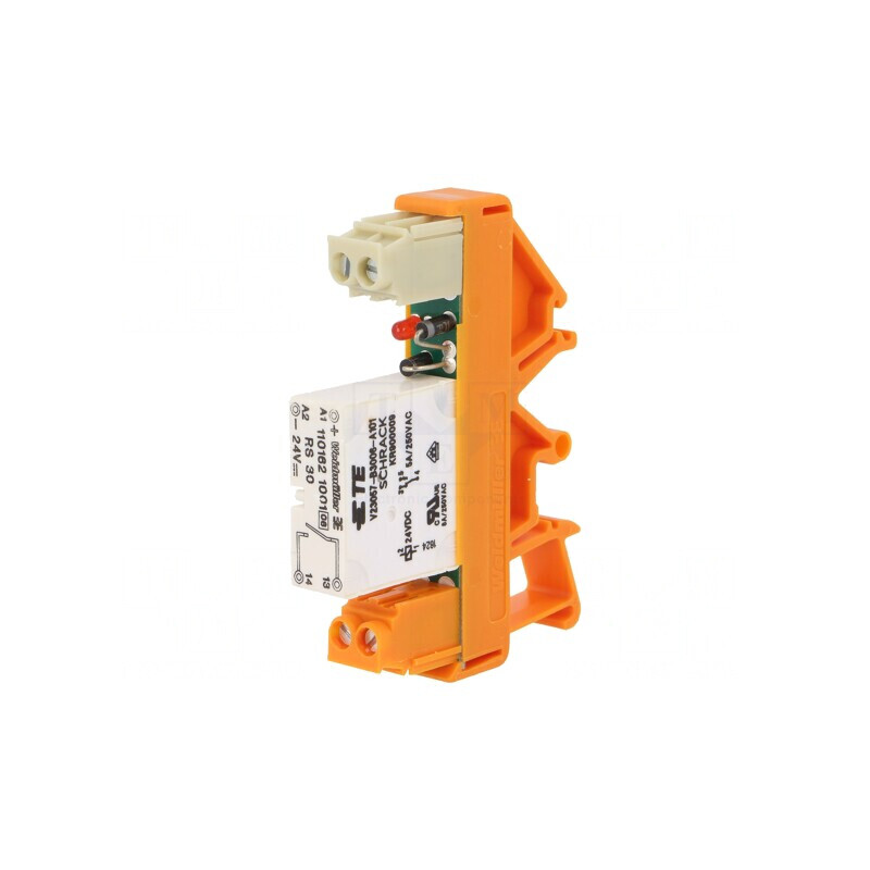 Releu Intermediar SPST-NO 24VDC 6A | Electronic-mag.ro | Componente Electronice