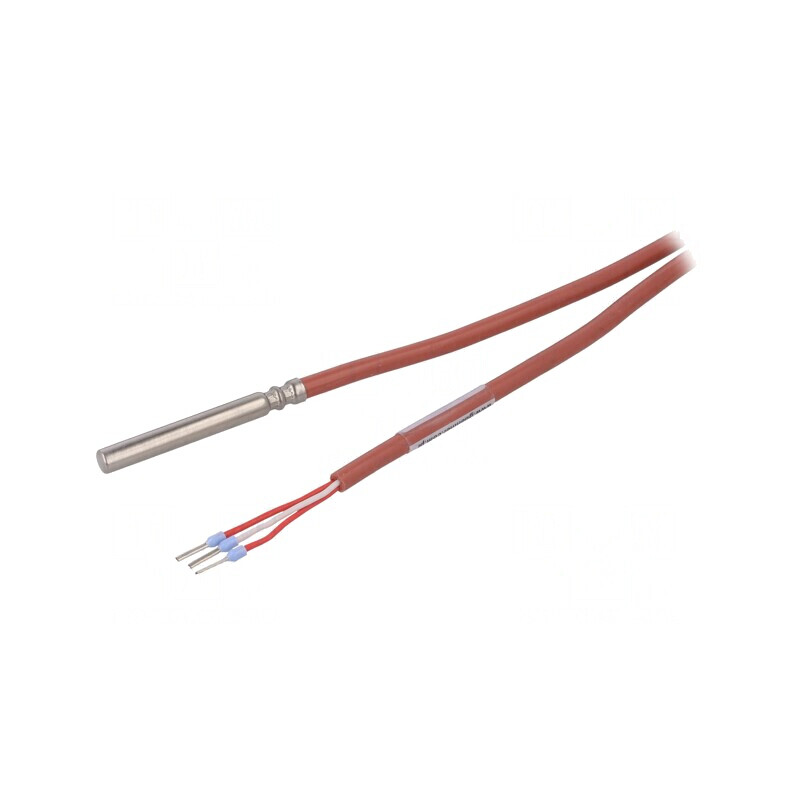 Senzor Temperatură Pt100 Ø6x45mm 100Ω Clasa A | Electronic-mag.ro | Componente Electronice