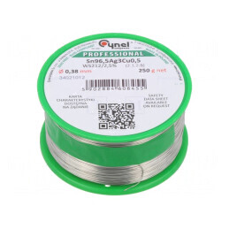 Sârmă de lipit fără plumb 0,38mm 250g bobină | Electronic-mag.ro | Componente Electronice