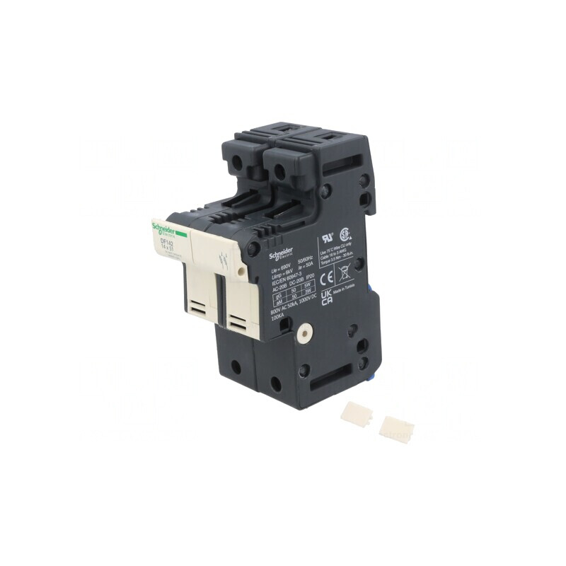 Suport Siguranță pentru Șină DIN 2 Poli | Electronic-mag.ro | Componente Electronice