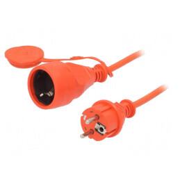 Prelungitor electric portocaliu 30m 3x1,5mm2