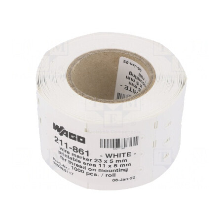 Eticheta termorezistentă 5x10,5mm cu orificiu | Electronic-mag.ro | Componente Electronice