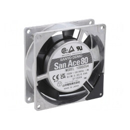 Ventilator AC Axial 80x80x25mm 230VAC | Electronic-mag.ro | Componente Electronice