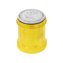 Semnalizator LED Galben 24V IP66 Ø63x76mm | Electronic-mag.ro | Componente Electronice