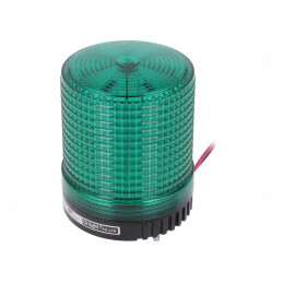 Semnalizator Luminos Flash Verde IP65 10-30VDC | Electronic-mag.ro | Componente Electronice