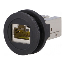 Soclu RJ45 Ø22mm negru Harmony XB5 | Electronic-mag.ro | Componente Electronice