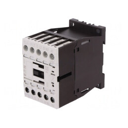 Contactor 3P NO 24VDC 9A cu 3 Contacte Auxiliare | Electronic-mag.ro | Componente Electronice