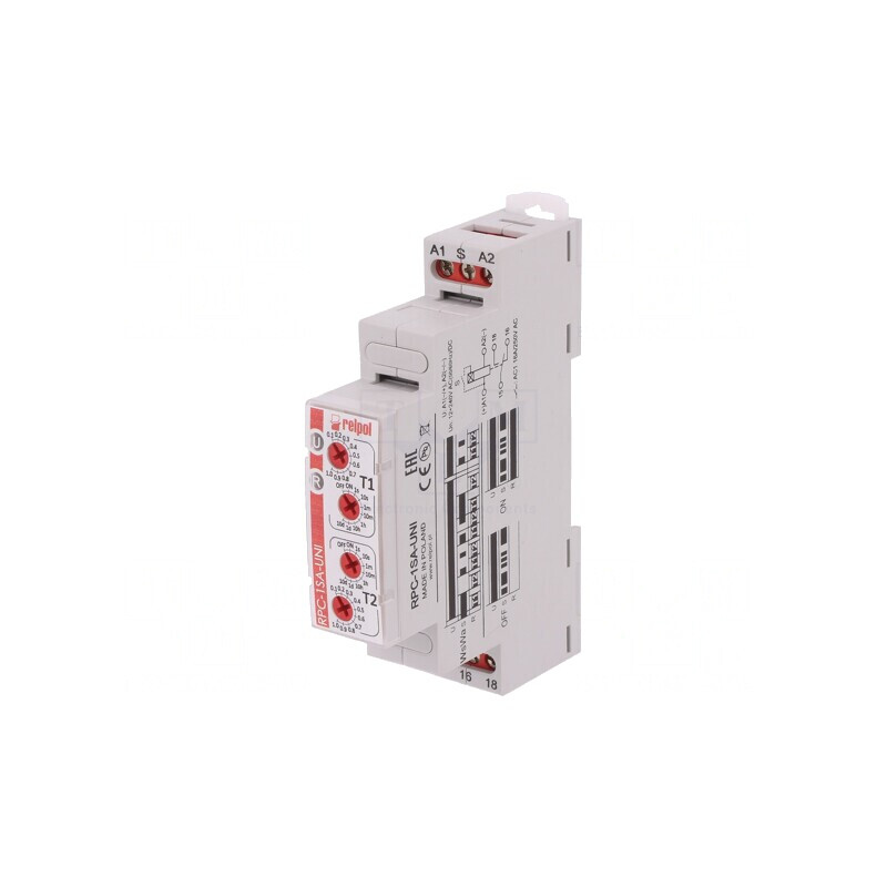 Timer Programabil 1s-10zile SPDT 250VAC/24VDC 16A | Electronic-mag.ro | Componente Electronice