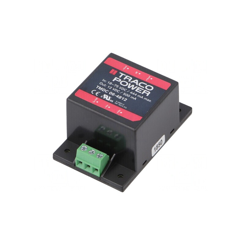 Convertor DC/DC 6W 18-75V Intrare 12V Iesire 500mA | Electronic-mag.ro | Componente Electronice