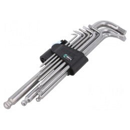 Set Chei Imbus Hex-Plus Sferic Oțel Inoxidabil 9 Bucăți | Electronic-mag.ro | Componente Electronice
