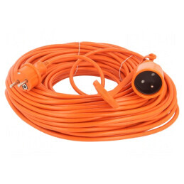 Prelungitor Alimentare PVC Portocaliu 40m 10A | Electronic-mag.ro | Componente Electronice