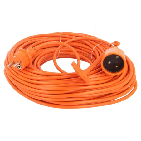 Prelungitor Alimentare PVC Portocaliu 40m 10A | Electronic-mag.ro | Componente Electronice