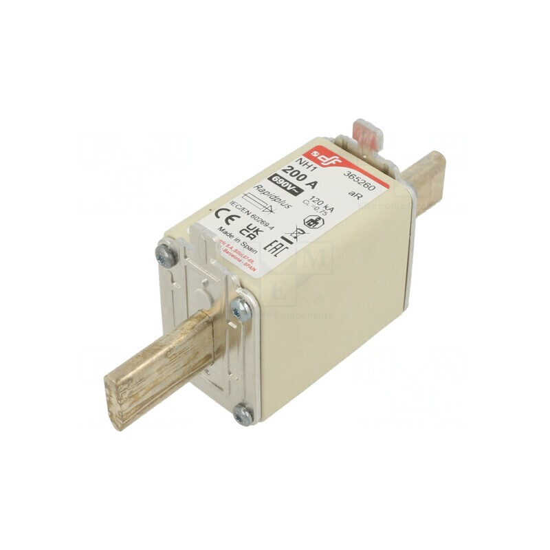 Siguranță NH1 200A 690VAC 550VDC Argintie | Electronic-mag.ro | Componente Electronice Siguranță NH1 200A 690VAC 550VDC Argintie | Electronic-mag.ro | Componente Electronice