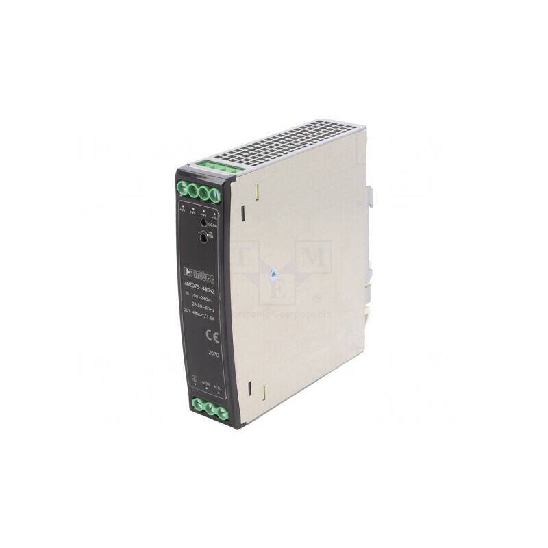 Alimentator Pulsatoriu DIN 75W 48V 1.6A | Electronic-mag.ro | Componente Electronice