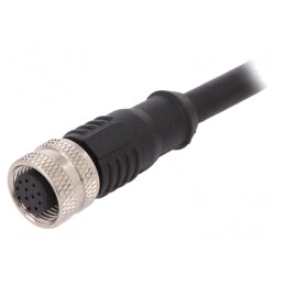 Mufă M12 12 PIN mamă IP67 30V 1,5A | Electronic-mag.ro | Componente Electronice
