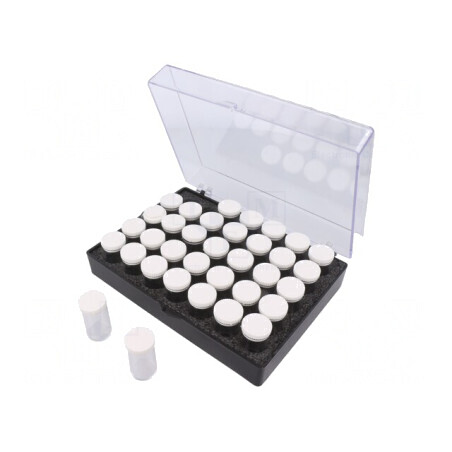 Container pentru Fiole din Polistiren 180,5x140,5x50mm | Electronic-mag.ro | Componente Electronice