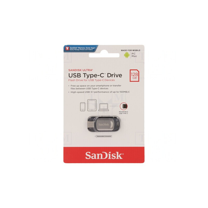 Stic USB 3.1 128GB USB-C Ultra | Electronic-mag.ro | Componente Electronice